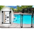 thumbnail image 1 of Pool Fence DIY by Life Saver Self-Closing Gate Kit, Black, 1 of 4