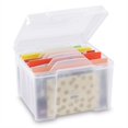 thumbnail image 1 of Greeting Card Organizer & Storage Box with 6 Adjustable Dividers for Holiday Birthday Get Well Cards Photos, Crafts ., 1 of 8