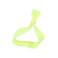 thumbnail image 2 of Hair Ring Seamless High Elasticity Knotted Adjustable Ponytail Holder Colorful Hairs Rope Scrunchies Accessories Multi Color Fluorescent Yellow, 2 of 7