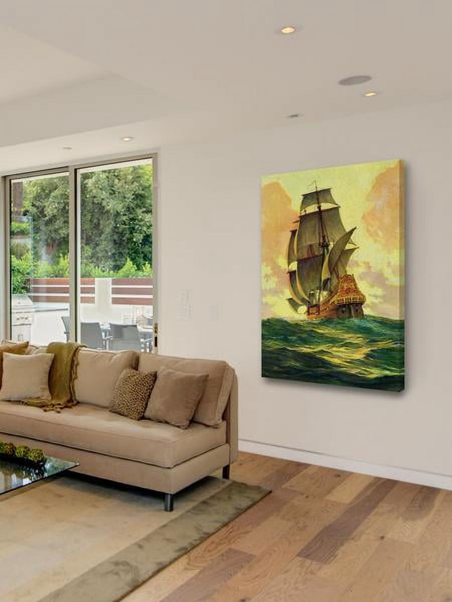 "Sailing Away" Painting Print on Wrapped Canvas