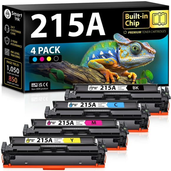 Cartucho de tóner Smart Ink 215A de repuesto para HP 215A (paquete de 4)