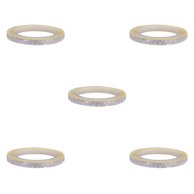 Kenally Pegatina reflectante de 8M, cinta de advertencia luminosa para llanta, tira reflectora adhesiva para rueda de cuadro de bicicleta de Type4 NO4