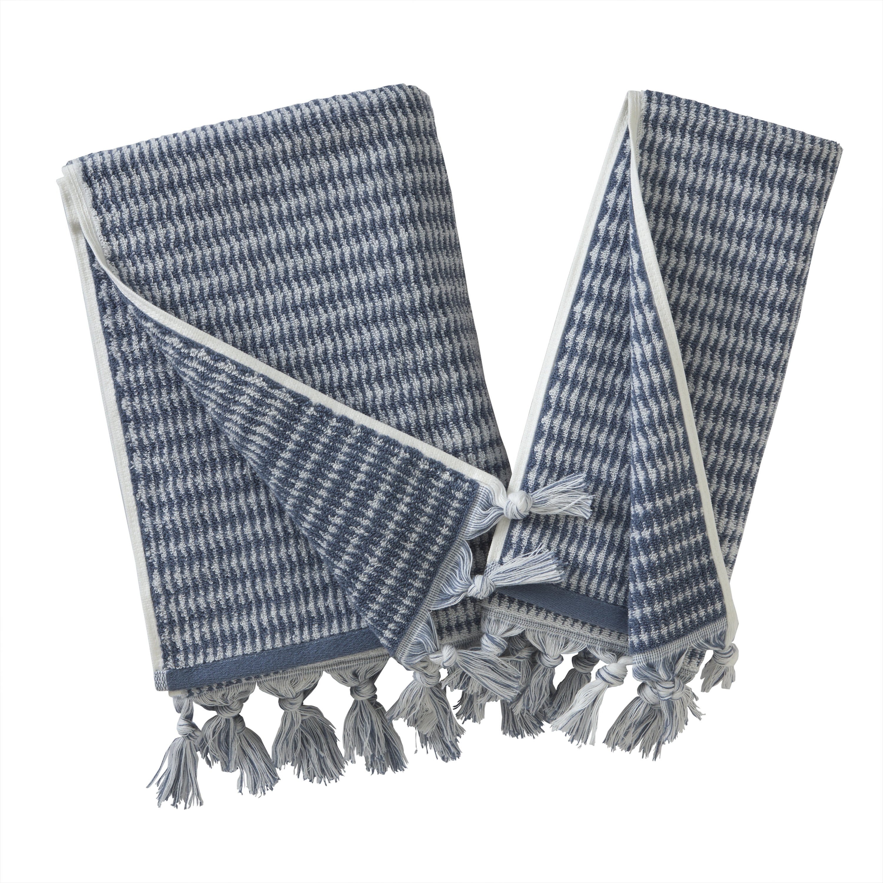 SKL Home Longborough Hand Towel (2-Pack),Denim Blue