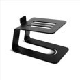 thumbnail image 3 of 2pcs 5.3in Height Monitor Speaker Stand Riser Comfortable Viewing Angle Stand Mount Solid Speaker Support Metal Riser,2 x Speaker Stand Holder,Black, 3 of 8