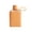 Orange, variant on 240ml Slim Flat Pocket Water Bottle With Detachable Silicone Portable Travel Pocket Flask Juice Alcohol Mini Drinking Bottle