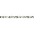 thumbnail image 2 of 925 Sterling Silver 4.25mm Byzantine Chain; 22 inch; Lobster Clasp; for Adults and Teens; for Women and Men, 2 of 4