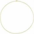 thumbnail image 3 of Auriga Fine Jewelry 14k Yellow Gold 2.5 mm Cable Chain Necklace for Women 16", 3 of 4
