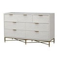 thumbnail image 2 of Home Square 2-Piece Set with Queen Headboard & 7 Drawer Dresser in White, 2 of 16