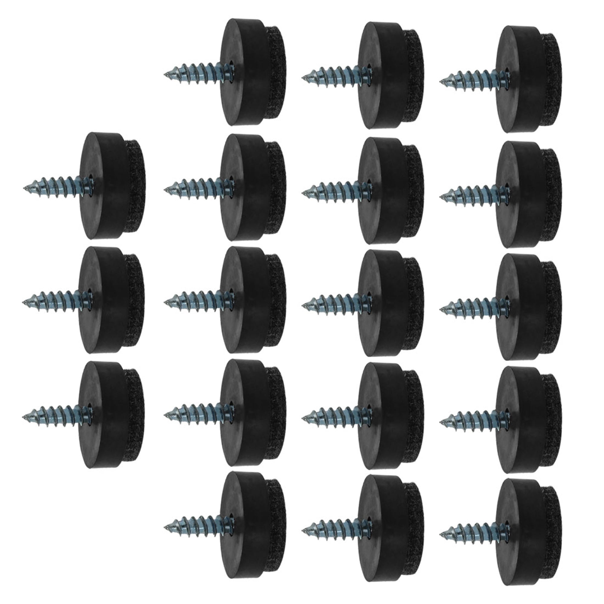 Uxcell Felt Pad Nails Floor Protector for Furniture Leg 25mm 1" Dia 18pcs