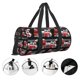 thumbnail image 3 of Fotbe Fire and Rescue Truck Bolsa Deportiva de Lona Plegable con Estampado, Bolsa de Gimnasio con Bolsillo Seco/Húmedo, Bolsa de Viaje Ultraligera de Gran Capacidad, 3 of 6