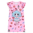 thumbnail image 4 of ATAIKU 3-12Y Toddler Girls Nightgowns Summer Soft Cute Cartoon Print Pajama Sleep Dress for Kids Nightshirt Nightie 1 Piece, 4 of 7
