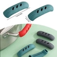 thumbnail image 2 of 2Pcs Silicone Handle Holder Grip, Cast Iron Skillet Handle Covers Heat Resistant, Non Slip Pot Grip Handle Sleeve, 2 of 6
