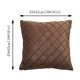 thumbnail image 2 of Paquete de 4 fundas de almohada decorativas cuadradas de 45 x 45 cm con diseño de celosía de terciopelo, 2 of 5