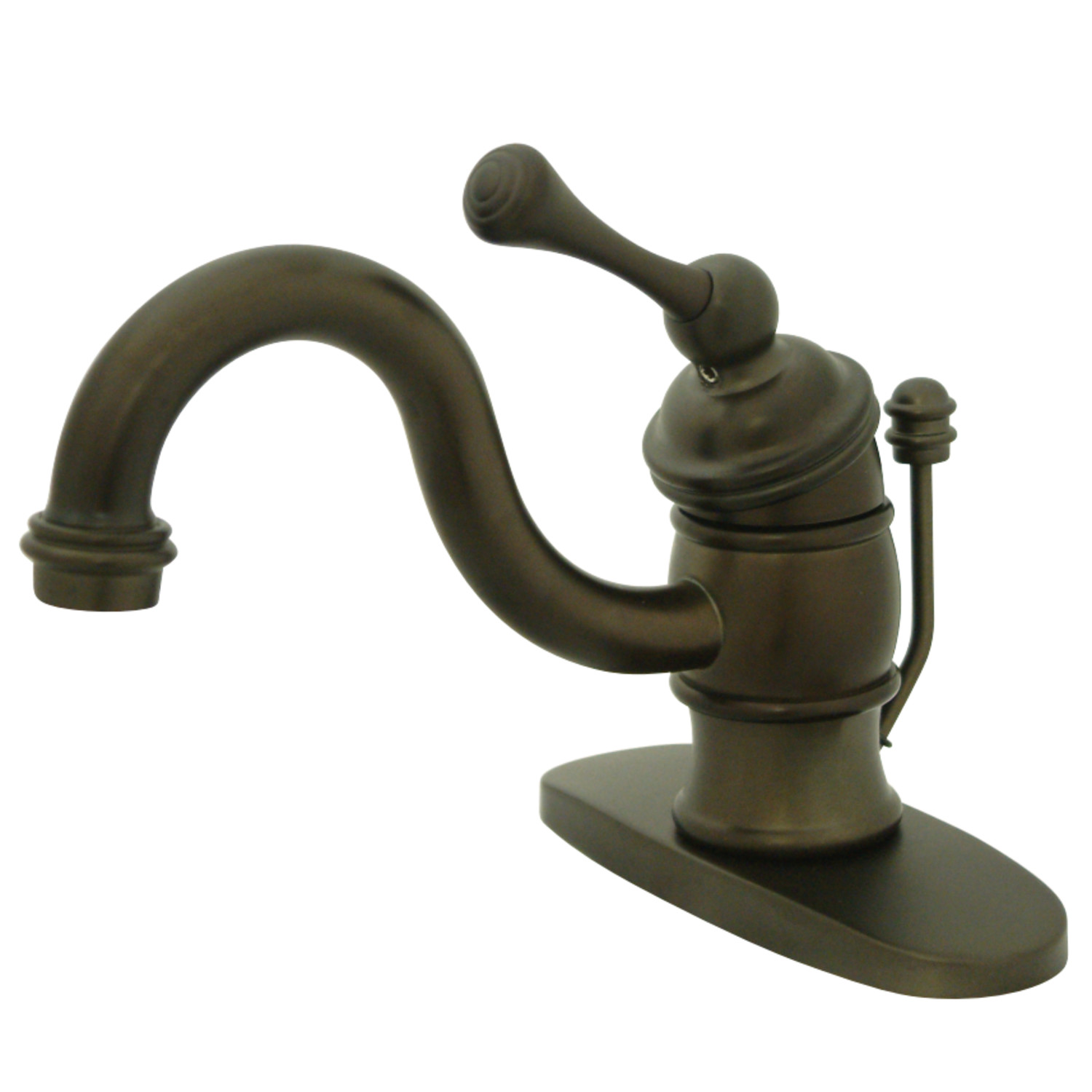 Kingston Brass KB3405BL Victorian 4" Centerset Single Handle Bathroom Faucet, Oil Rubbed Bronze