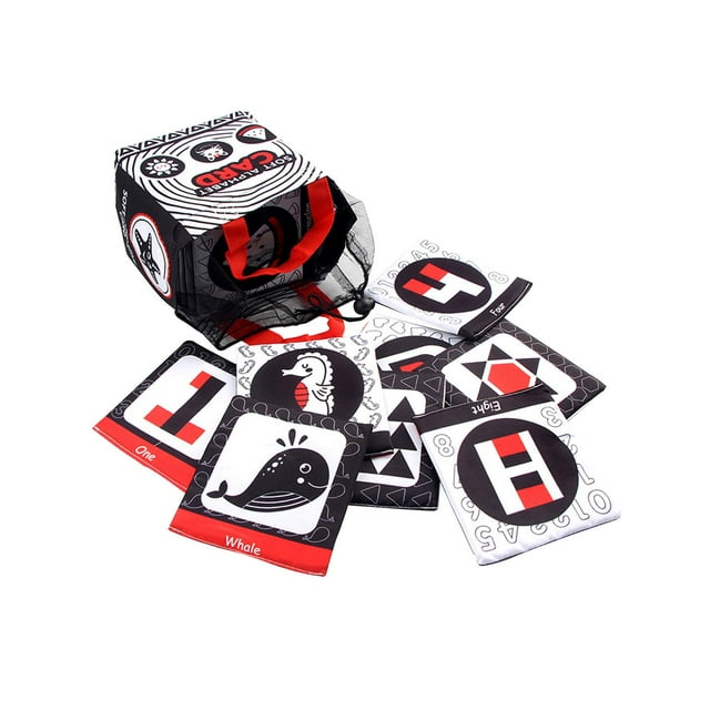 Tachiuwa Flash Cards Early Learning Toy for Games Communication Observation number
