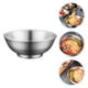 thumbnail image 3 of Tazón de fideos de acero inoxidable Conveniente tazón de ramen Cocina de sopa simple Tazón de alimentos Suministro de alimentos, 3 of 6