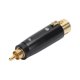 thumbnail image 2 of Adaptador Rca Macho A Xlr Hembra Adaptador Rca A Xlr LZ1171G Adaptador RCA Macho A XLR Hembra Conector De Audio Chapado En Oro Para Micrófono Mezclador, 2 of 8