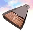 thumbnail image 3 of WASHWEPE 2 Set Mini Broom Dustpan Set Desktop Cleaning Tools Preschool Education Props Household Use Coffee Beige, 3 of 8