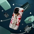 thumbnail image 3 of DistinctInk MagSafe Tough Case for Apple iPhone 13 Pro (6.1" Screen) - Valentine's Day Toy Fox Terrier Puppy - Slim Profile Design, 3 of 6