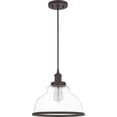 thumbnail image 3 of Quoizel Leo 12" Pendant Light in Old Bronze, 3 of 5