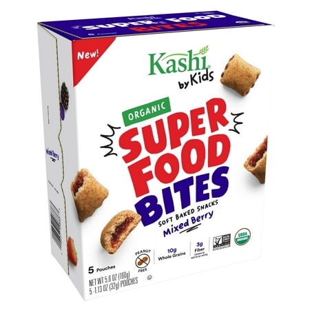 (2 pack) Kashi Kids Bites Berry Organic Snack Bites 5.6 (Best Healthy Snacks For Toddlers)