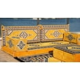 thumbnail image 2 of Floor Cushions Sofa, Arabic Majlis Seating Set, Yellow Modular Sofa, Turkish Sofa Set, Sleeper Sofa Bed, Arabic Floor Seating, Full Size Futon, Couch Bed, 2 of 4