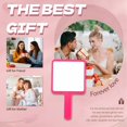 thumbnail image 6 of ACDANC Style1 Hand Mirror - 6.2"×3.5"×0.4" Square Aluminum Small Glass Mirror, 6 of 7