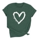 thumbnail image 2 of Ounisa Valentines Shirts for Women: Cute Love Heart Shirt Valentine T Shirt Red Short Sleeve Casual Hearts Tops, 2 of 8