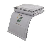 Cooling Blanket for Beds,Hwkond Wormwood Fiber Mosquito Repellent Quilt Core Summer Cool Quilt Single Double Conditioning Quilt Washable Summer Quilt Solid Color Thin Quilt,Gray,140x200cm