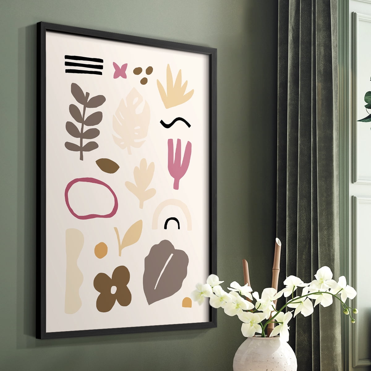 Matisse CCXL in Solid Wood 16 x 20 Framed Print