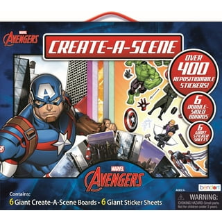 Avengers Sticker Book with Puffy Stickers 4 Sheet- 6 PACK 