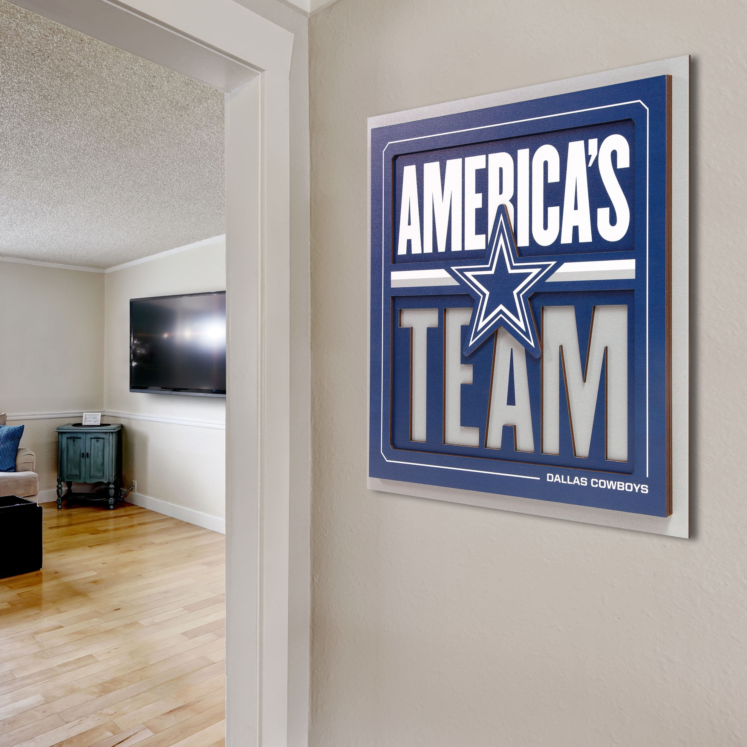 YouTheFan NFL Dallas Cowboys Slogan Series 3D Wall Art