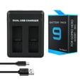 thumbnail image 4 of For GoPro Hero 9 Black 1800mAh Li-ion ABT-901 Batteria Camera Accessories For Go Pro Hero 9 Battery Charger, 4 of 9