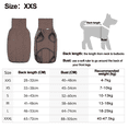 thumbnail image 2 of Suéter para perro, chaleco cálido para perros, ropa para clima frío, sudadera de invierno para perros, chaquetas para perros, 2 of 5