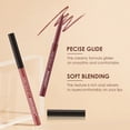 thumbnail image 4 of 2pcs/set Lip Liner Pencil Nude Lip Gloss Combination Makeup Liquid Lipstick Waterproof Sexy Red Lip Contour Tint Kit Cosmetics, 4 of 5