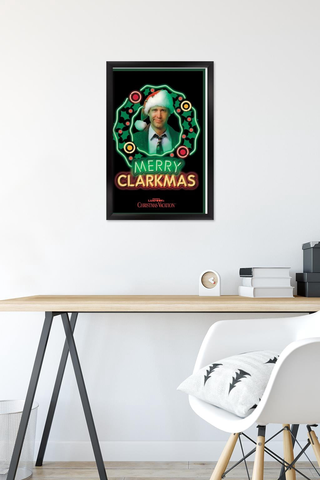 National Lampoon's Christmas Vacation - Clark Wall Poster, 14.725" x 22.375", Framed