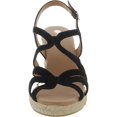 thumbnail image 2 of Eric Michael Womens Lindsey Suede Ankle Strap Wedge Sandals, 2 of 2