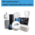 thumbnail image 2 of Wifi Smart Socket 16a Ac 100-240v Plug Timing Power Monitor App Voice Control for Alexa US Plug, 2 of 5