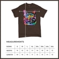 thumbnail image 5 of Tee Hunt Dean Russo Thoughtful Cat T-Shirt Colorful Pet Kitten Eyes Men's Tee, Brown, 3X-Large, 5 of 5