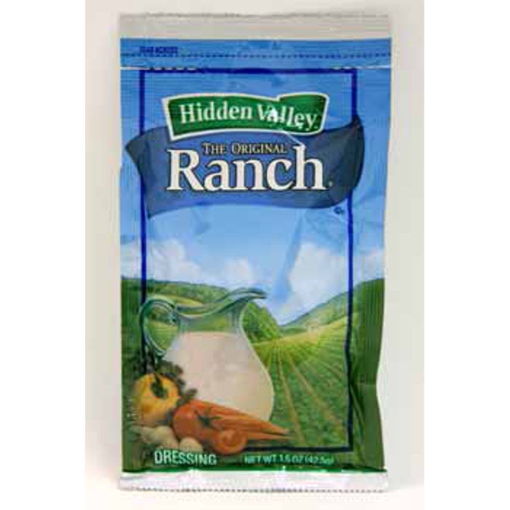 84 PACKS Hidden Valley Original Ranch Portion Dressing Pack, 1.5 Oz