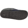 thumbnail image 3 of Clarks Women's Knit Scuff Leather Slipper Mules Sweater Cuff Clog (5, Blue), 3 of 5
