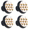 thumbnail image 2 of 4 Pcs Love Heart Double Knobs for Kitchen Cabinet Cupboard Dresser Bookcase Drawer Pulls Handles Round Home Decor, 2 of 8