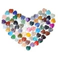 thumbnail image 4 of Nvzi 50 piezas de decoración de corazón de melocotón con manchas azules sin agujeros, en forma de corazón de 20 mm, en forma de corazón para niños y niñas, accesorios decorativos, 4 of 5