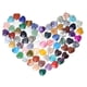 thumbnail image 4 of Nvzi 50 piezas de decoración de corazón de melocotón con manchas azules sin agujeros, en forma de corazón de 20 mm, en forma de corazón para niños y niñas, accesorios decorativos, 4 of 5