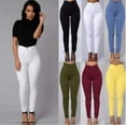 thumbnail image 2 of Kiapeise Women Denim Pencil Stretch Casual Skinny Jeans Pants Ladies High Waist Jeans Trousers, 2 of 4