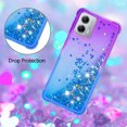 thumbnail image 4 of Funda para Motorola Moto G 5G 2023 Transparente con Brillos Carcasa Protectora Antigolpes con Glitter Brillante, 4 of 5