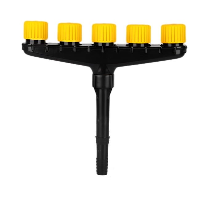 Advancent Rociador de jardín Rociador de agua ajustable rotativo Jardinería Riego de múltiples cabezales Boquilla de riego de flores de verduras Jardín y Patio 5 cabezas Advancent HA084332-03B