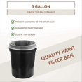 thumbnail image 2 of 5Gallon Paint Filter Bags White Regular Fine Mesh/Flex Top Bag Filter, 2 of 5