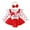 Red, variant on Hwmodou Baby Print Bodysuits Girls Cotton Blend Long Sleeve Cartoon Print Suspenders Romper Bodysuits Bow Tie Headbands Outfits Fall Winter Durable Baby Onesies,9-12M