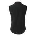 thumbnail image 2 of Women's Sleeveless Button Down Solid Casual Loose V Neck Tank Blouses For Work Plus Size Tops, M, BK4, 2 of 6